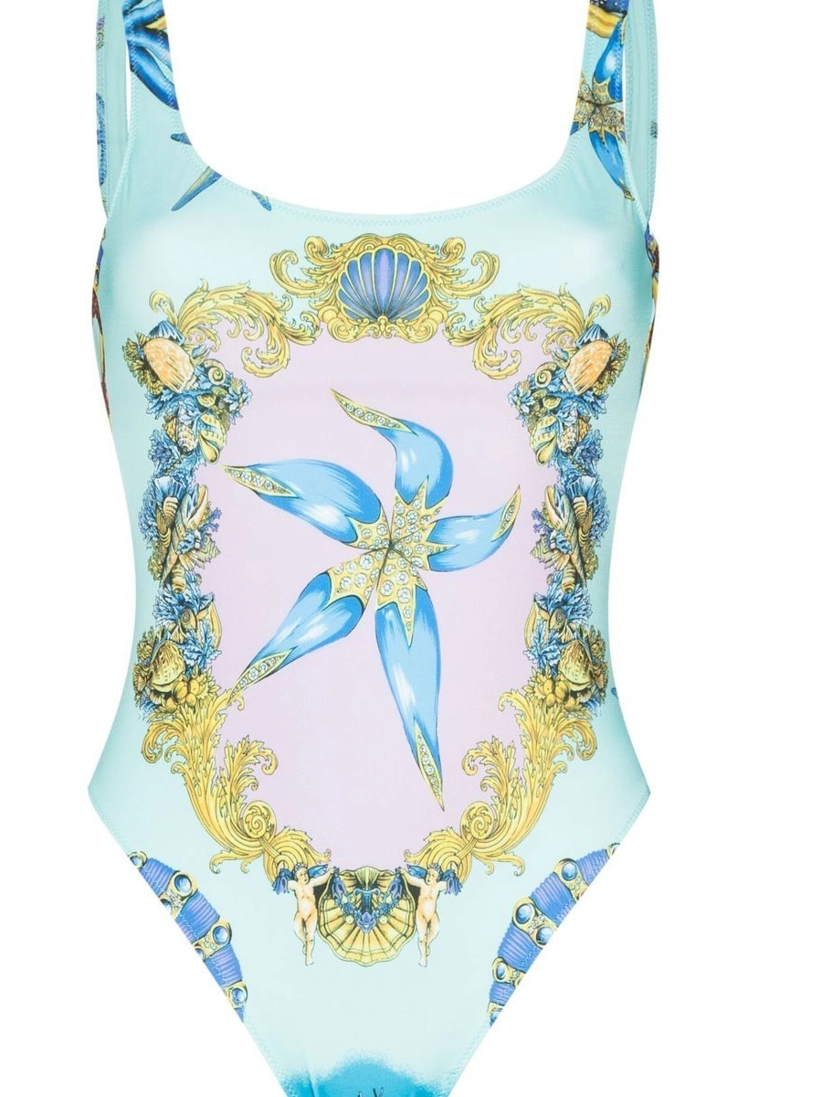 Cheap swimsuit la Tresor Versace Women de Mer-print 0807